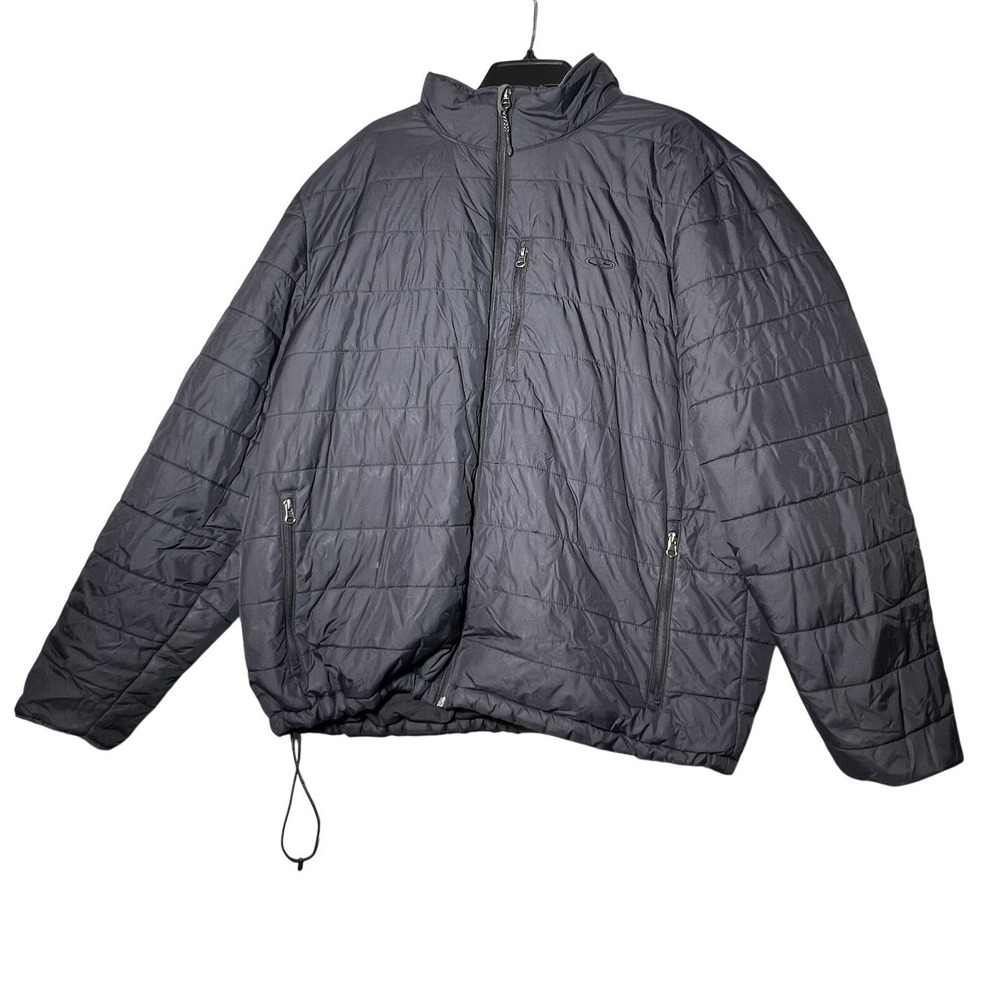 Champion Men's Black Quilted Full Zip Puffer Jacket Insulated Size 2XL/3XL